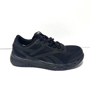 Reebok Womens Nano Flex TR Work Sneaker Black Size 9W